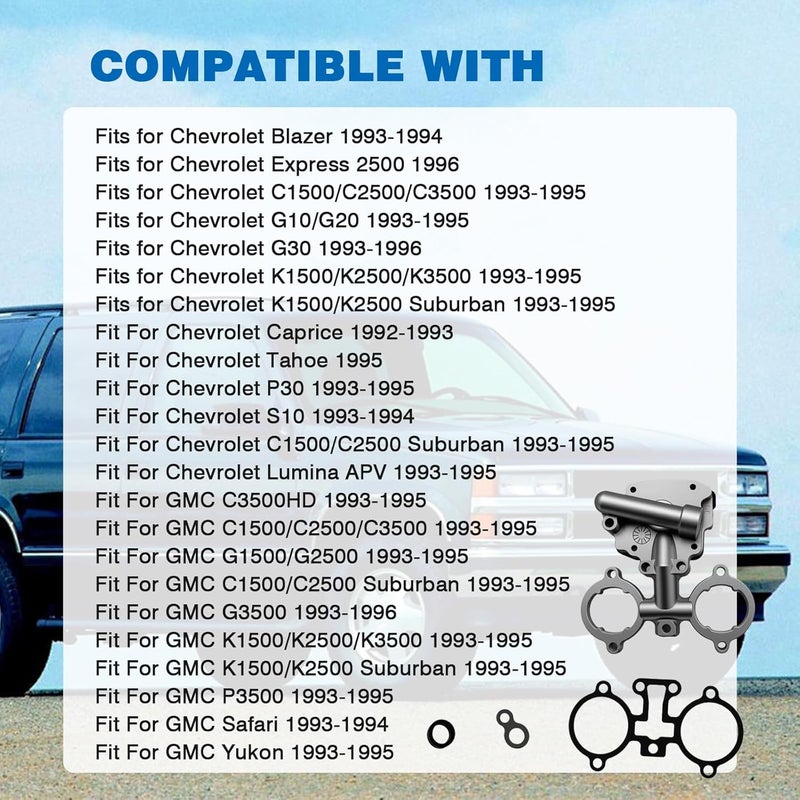 wfsulee Fuel Injection Pressure Regulator Kit Compatible With Chevy GMC 2500 C1500 C2500 C3500 K1500 K2500 K3500 Replace for PR113T, 17112907, 19143609, 143-426 - Image 3